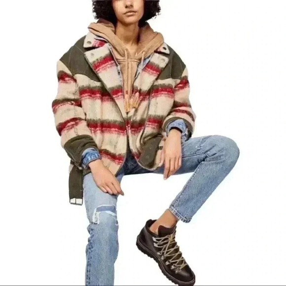 Free People | Montana Slouchy Wool Moto Jacket - Picture 4 of 4